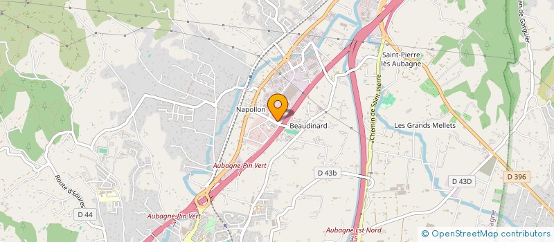 localisation de l'entreprise ALM DETECTION  AUBAGNE