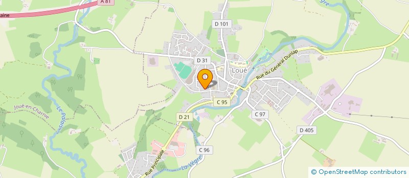 localisation de l'entreprise ALM ELECTRICITE PLOMBERIE  LOUE