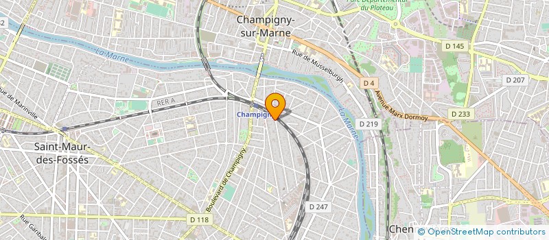 localisation de l'entreprise ALM EQUIPEMENTS à SAINT-MAUR-DES-FOSSES