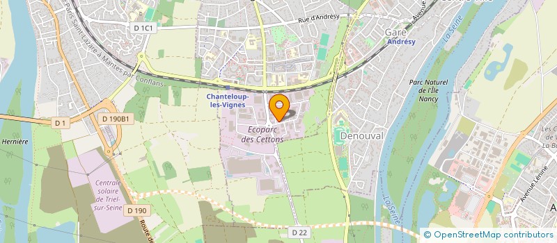 localisation de l'entreprise ALM FROID  CHANTELOUP-LES-VIGNES