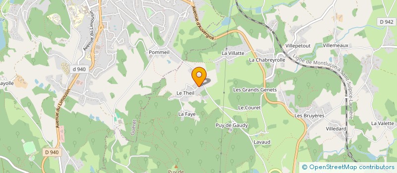 localisation de l'entreprise ALM IMMO à SAINTE-FEYRE