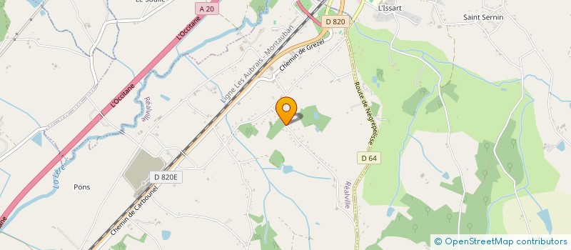 localisation de l'entreprise ALM IMMO  REALVILLE