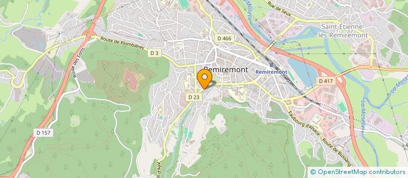 localisation de l'entreprise ALM IMMO  REMIREMONT