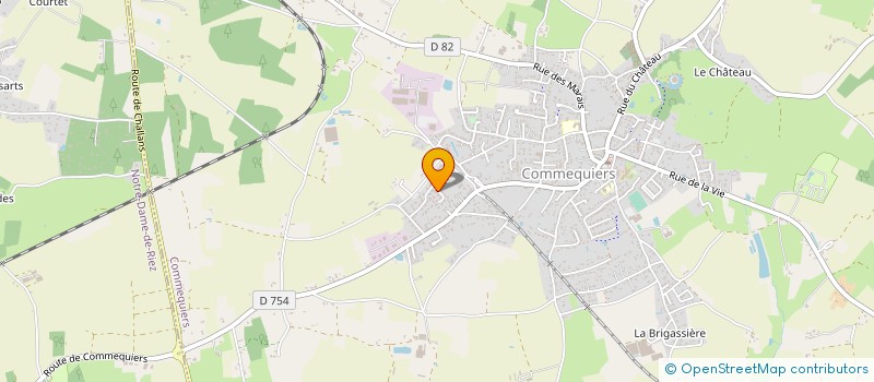 localisation de l'entreprise ALM IMMO  COMMEQUIERS