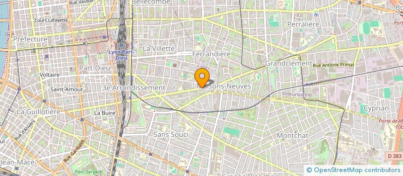 localisation de l'entreprise ALM IMMOBILIER  LYON