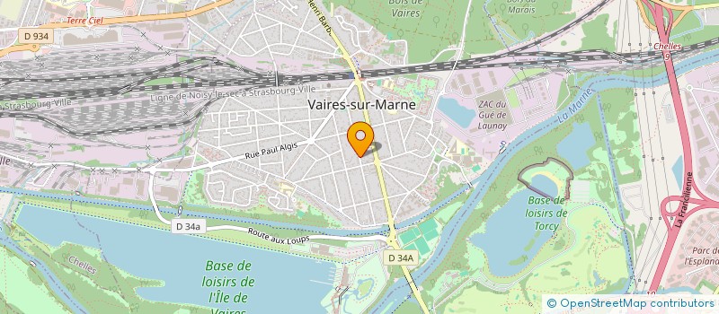 localisation de l'entreprise ALM INVEST  VAIRES-SUR-MARNE