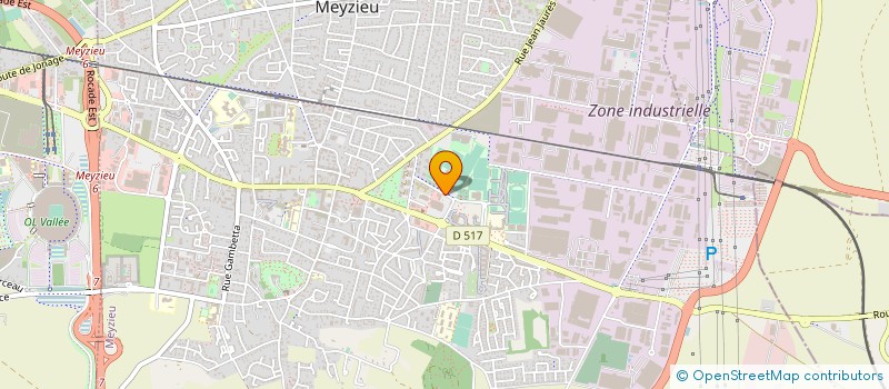 localisation de l'entreprise ALM LAVERIE  GENAS