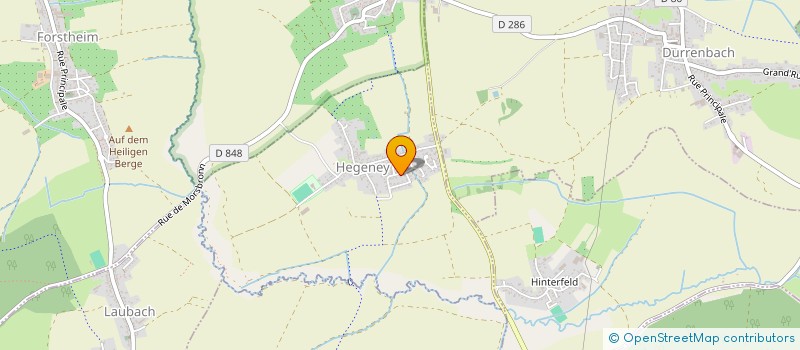 localisation de l'entreprise ALM MECA à ESCHBACH