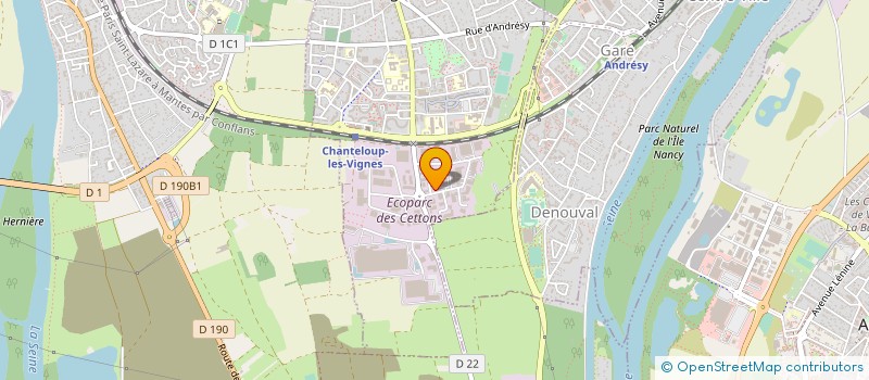 localisation de l'entreprise ALM PLOMBERIE  CHANTELOUP-LES-VIGNES