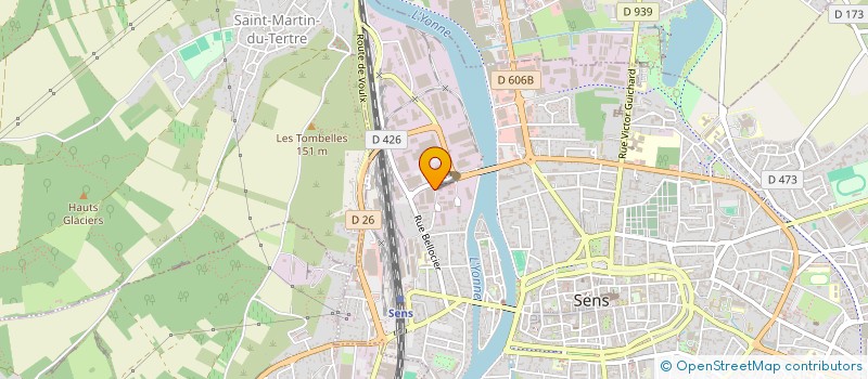 localisation de l'entreprise ALM RESEAUX à SENS