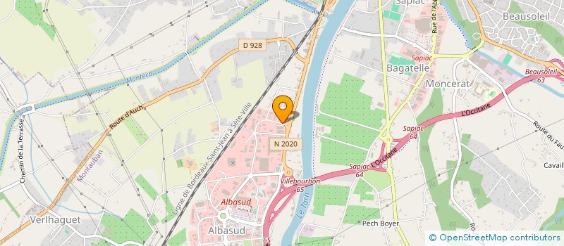 localisation de l'entreprise ALM RESIDENCE  MONTAUBAN