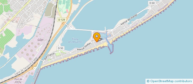 localisation de l'entreprise ALM SERVICES à FRONTIGNAN