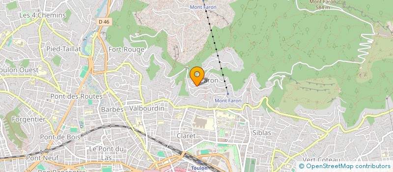 localisation de l'entreprise ALM SOFA  TOULON