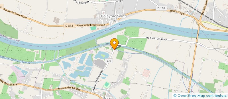 localisation de l'entreprise ALM TERRASSEMENT à BRAX