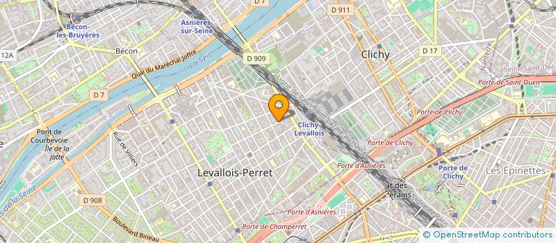 localisation de l'entreprise ALM VOLTAIRE 12 à LEVALLOIS-PERRET
