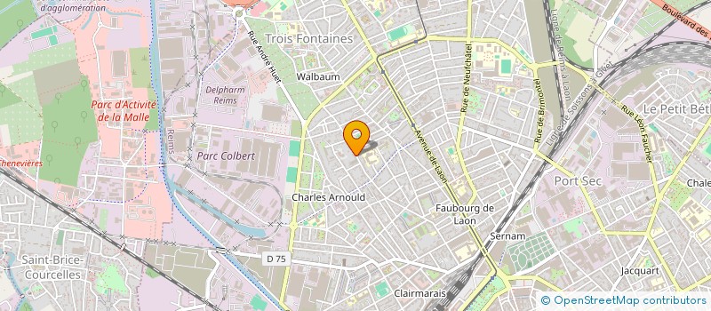 localisation de l'entreprise ALM2S  REIMS