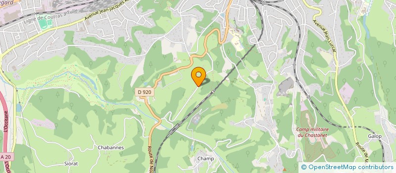 localisation de l'entreprise ALMA 19  BRIVE LA GAILLARDE