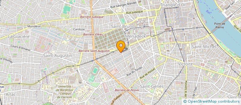 localisation de l'entreprise ALMA 2S à BORDEAUX