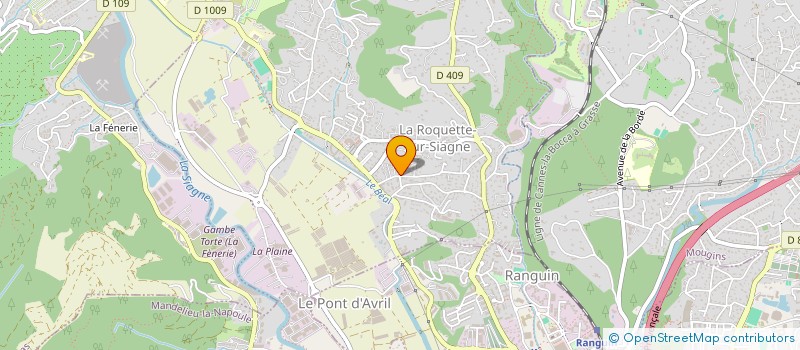 localisation de l'entreprise ALMA à LA ROQUETTE-SUR-SIAGNE