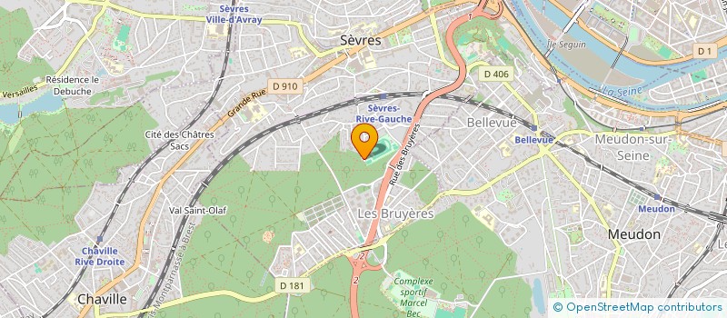 localisation de l'entreprise ALMA à SEVRES