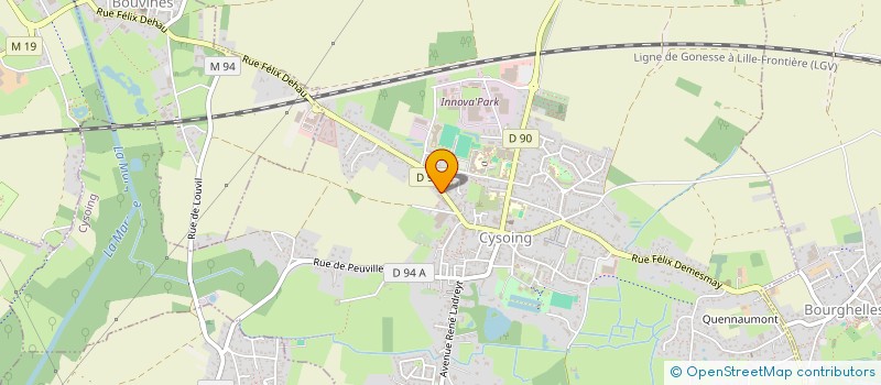 localisation de l'entreprise ALMA  CYSOING