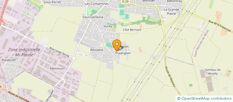 localisation de l'entreprise ALMA  GENAS