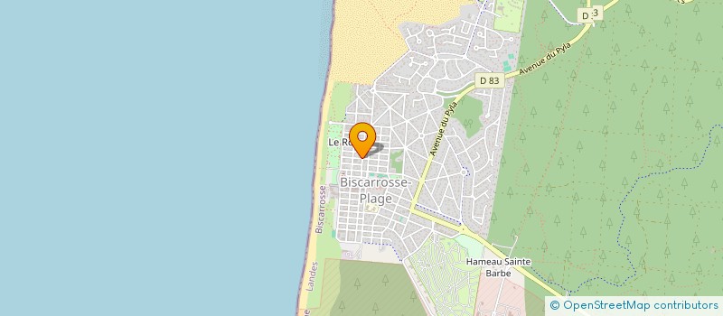 localisation de l'entreprise ALMA  BISCARROSSE