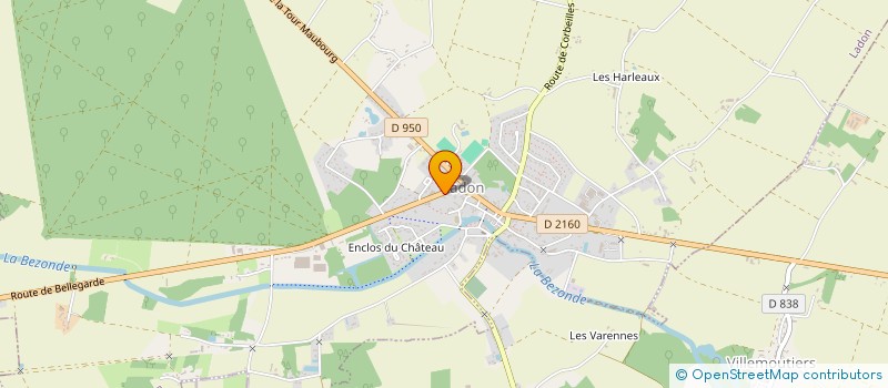 localisation de l'entreprise ALMA à LADON