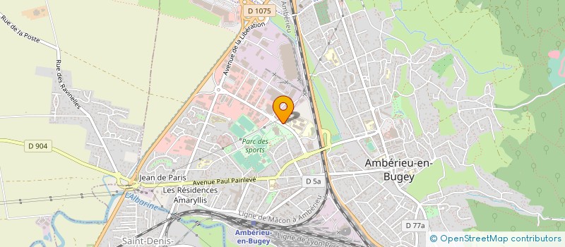 localisation de l'entreprise ALMA à AMBERIEU-EN-BUGEY
