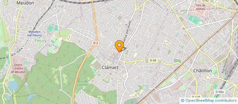 localisation de l'entreprise ALMA  CLAMART
