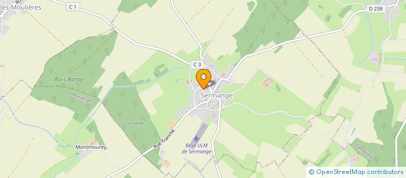 localisation de l'entreprise ALMA  SERMANGE