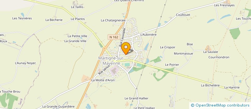 localisation de l'entreprise ALMA  MARTIGNE-SUR-MAYENNE