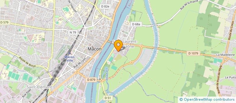 localisation de l'entreprise ALMA  SAINT-LAURENT-SUR-SAONE