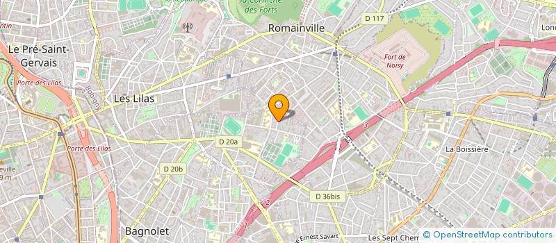 localisation de l'entreprise ALMA à BAGNOLET