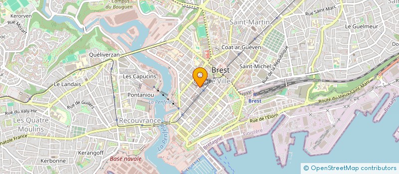 localisation de l'entreprise ALMA  BREST