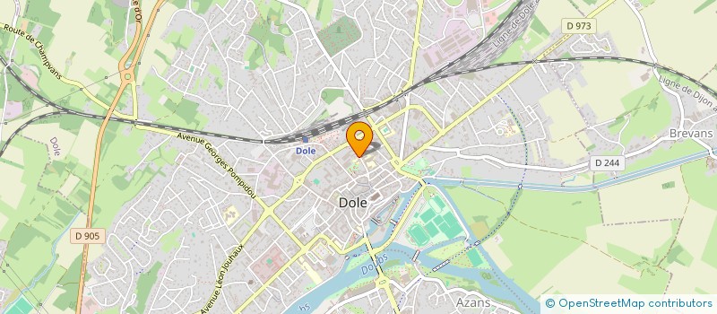 localisation de l'entreprise ALMA à DOLE