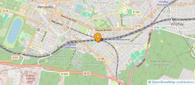localisation de l'entreprise ALMA à VERSAILLES