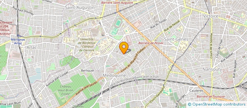 localisation de l'entreprise ALMA  BORDEAUX