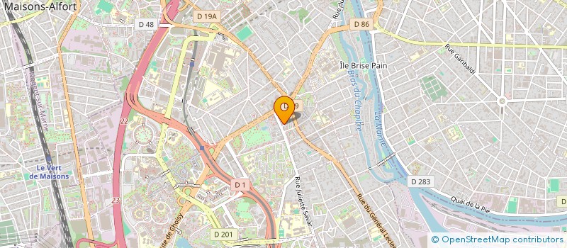 localisation de l'entreprise ALMA à CRETEIL
