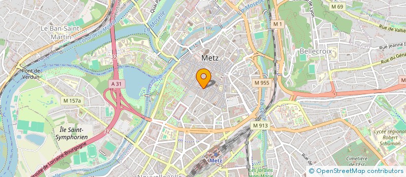 localisation de l'entreprise ALMA  METZ