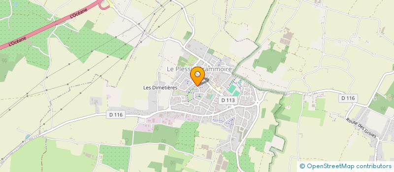 localisation de l'entreprise ALMA  LE PLESSIS-GRAMMOIRE