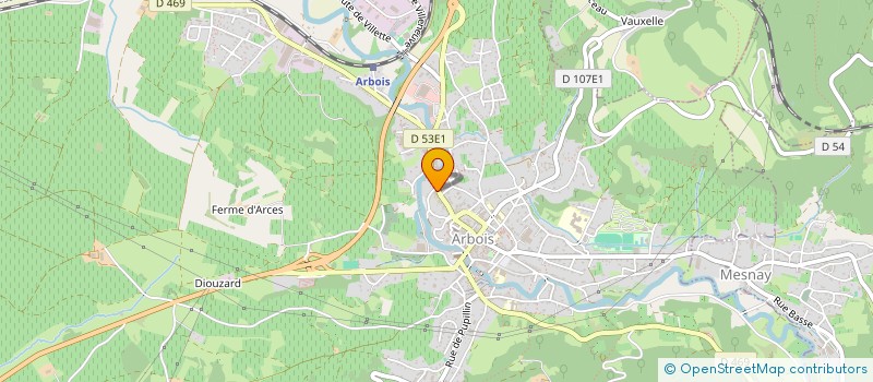 localisation de l'entreprise ALMA  ARBOIS