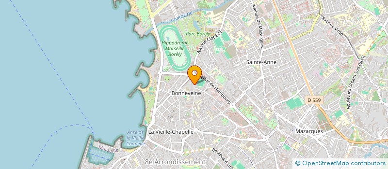 localisation de l'entreprise ALMA à MARSEILLE