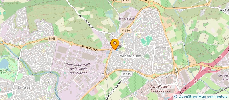 localisation de l'entreprise ALMA à VENDARGUES