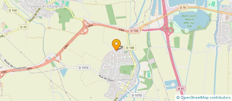 localisation de l'entreprise ALMA  COUTERNON