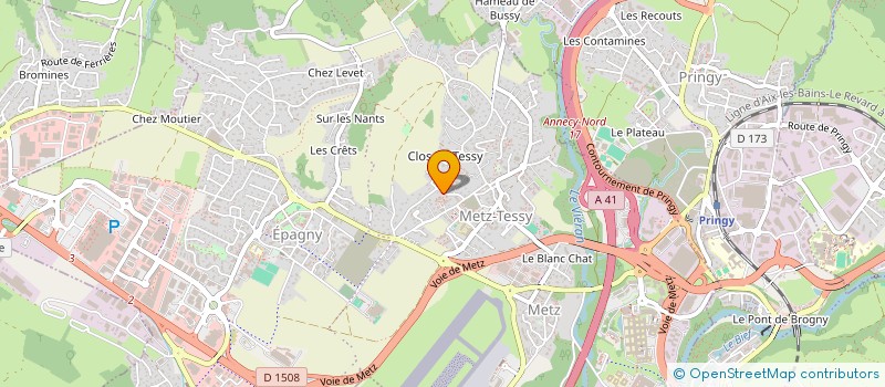 localisation de l'entreprise ALMA à ANNECY
