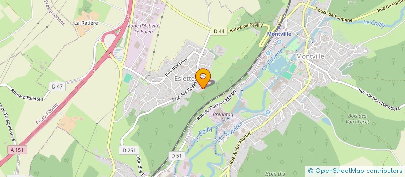 localisation de l'entreprise ALMA  ESLETTES