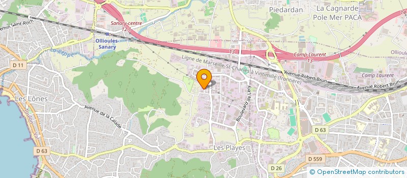 localisation de l'entreprise ALMA à SIX-FOURS-LES-PLAGES