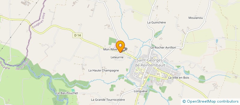 localisation de l'entreprise ALMA  SAINT-GEORGES-DE-REINTEMBAULT