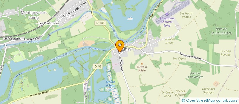 localisation de l'entreprise ALMA  MORET-LOING-ET-ORVANNE